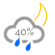 Sunday Night: A 40 percent chance of rain before 10pm.  Areas of fog.  Otherwise, cloudy, with a low around 45.