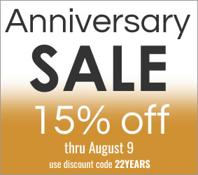 Storewide Anniversary Sale going on now!