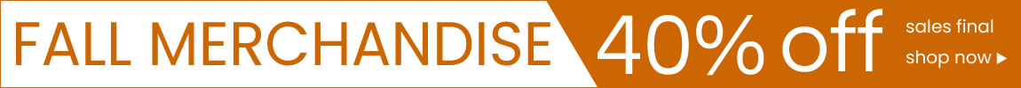 Fall Merchandise Clearance
