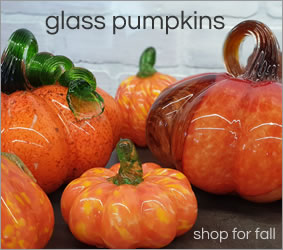 Shop for Glass Pumpkins and Everything Fall