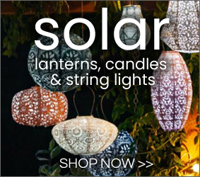 Shop for solar lanterns, candles and string lights