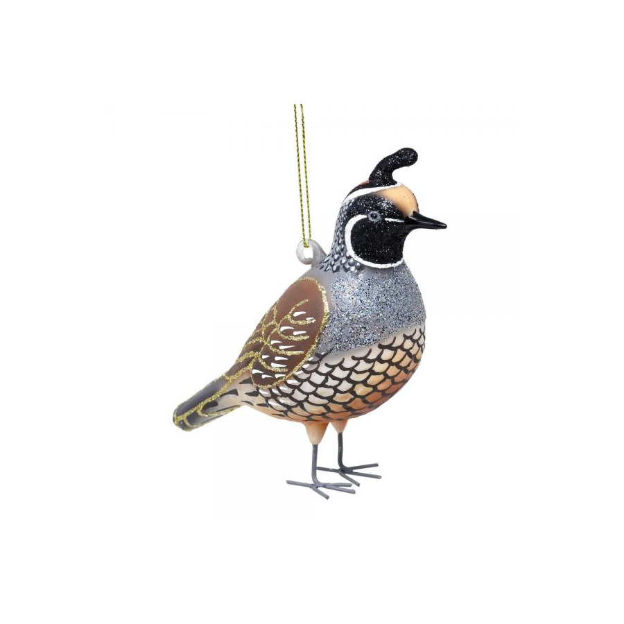 California Quail Ornament