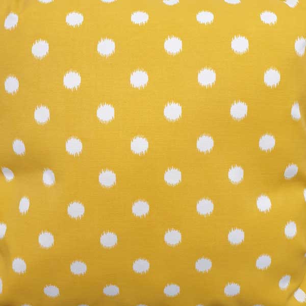 Yellow Polka Dot Pillow