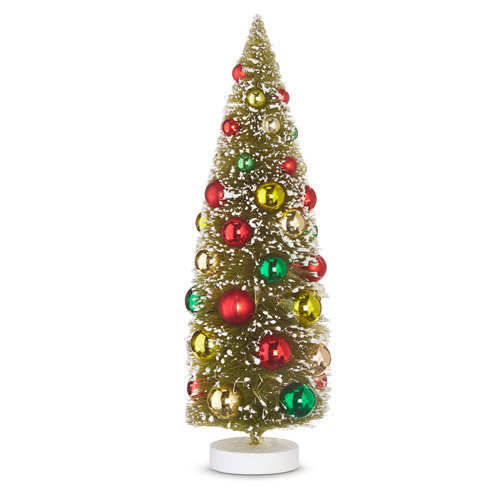 Multicolor Bottle Brush Tree, 15in