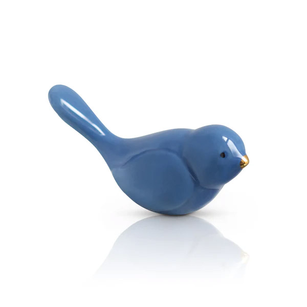 Nora Fleming Bluebird of Happiness Ceramic Mini