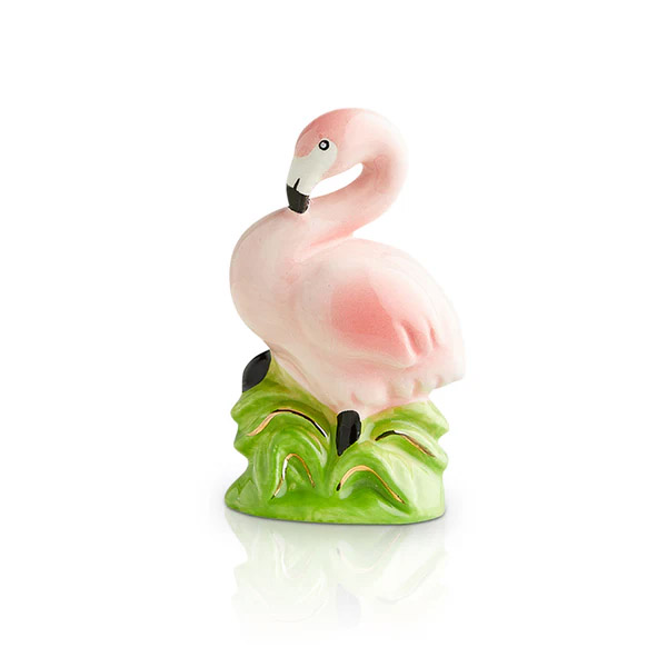 Nora Fleming Tickled Pink Ceramic Mini