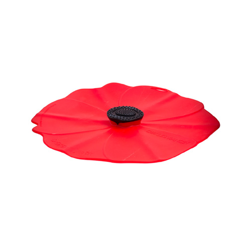 9-Inch Poppy Silicone Lid