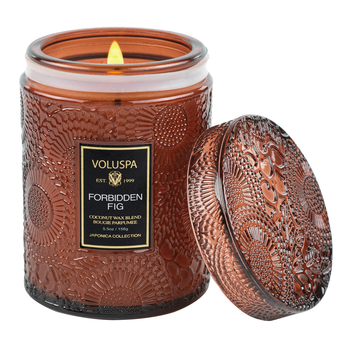 Voluspa Forbidden Fig Small Jar Candle