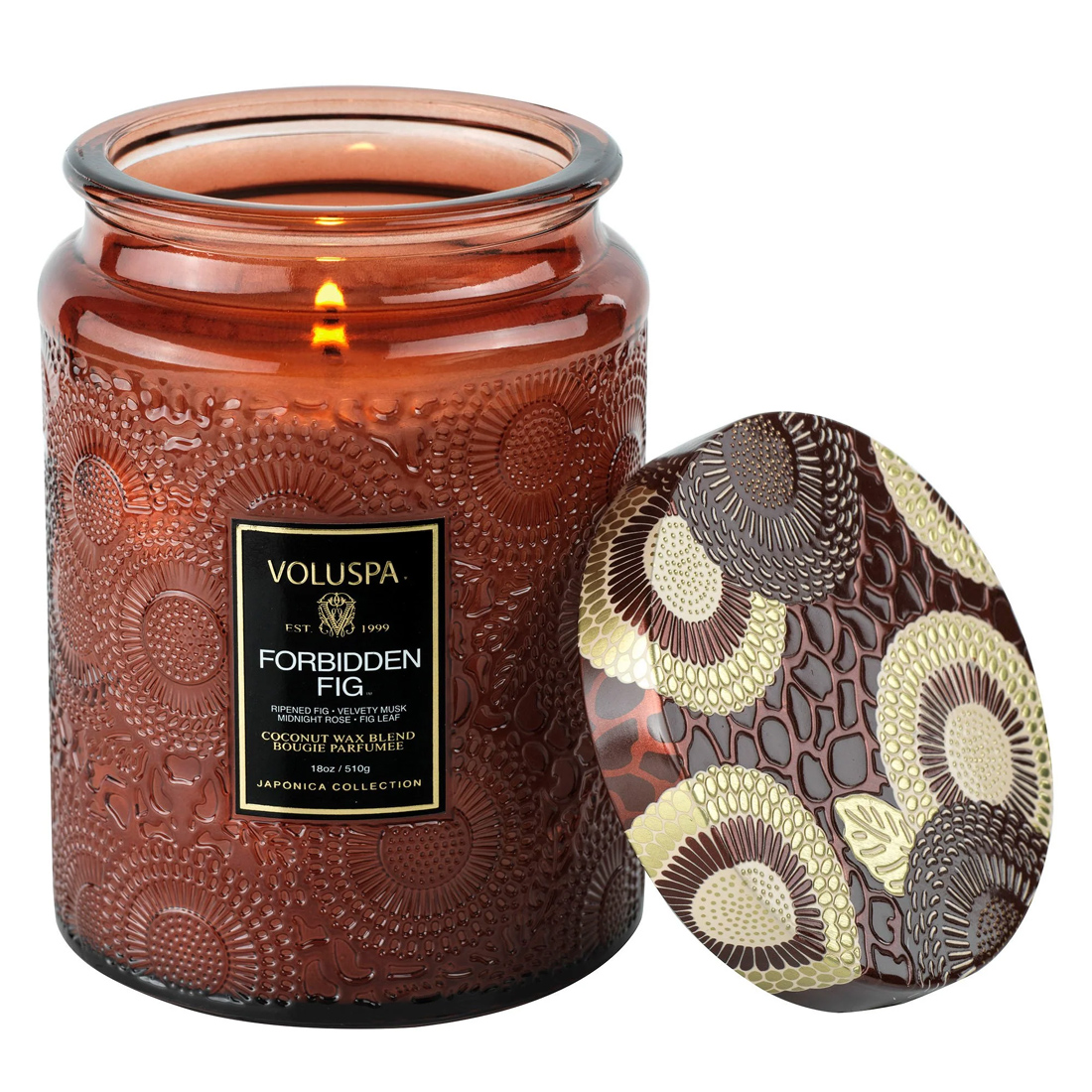 Voluspa Forbidden Fig Large Jar Candle