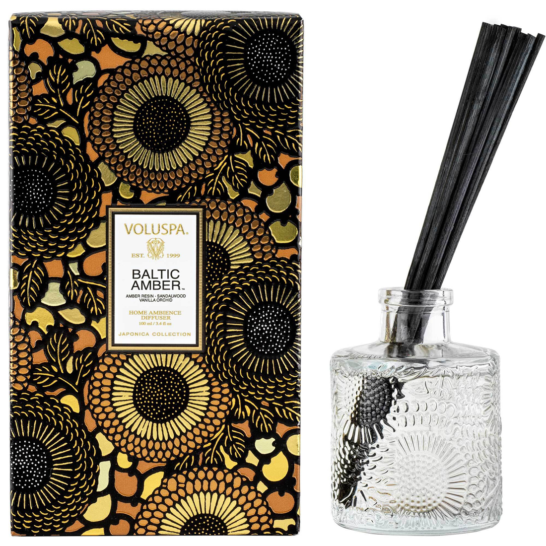 Voluspa Baltic Amber Reed Diffuser 