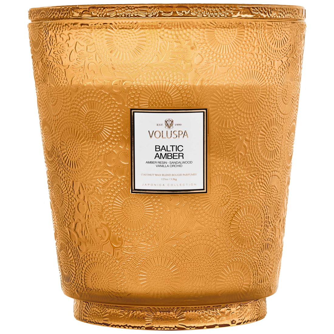 Voluspa Baltic Amber Hearth Candle, 5-Wick 