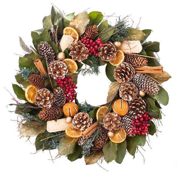 Cinnamon Orange Wreath