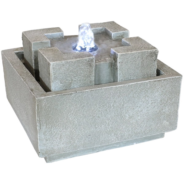 Square Bubbling Fountain