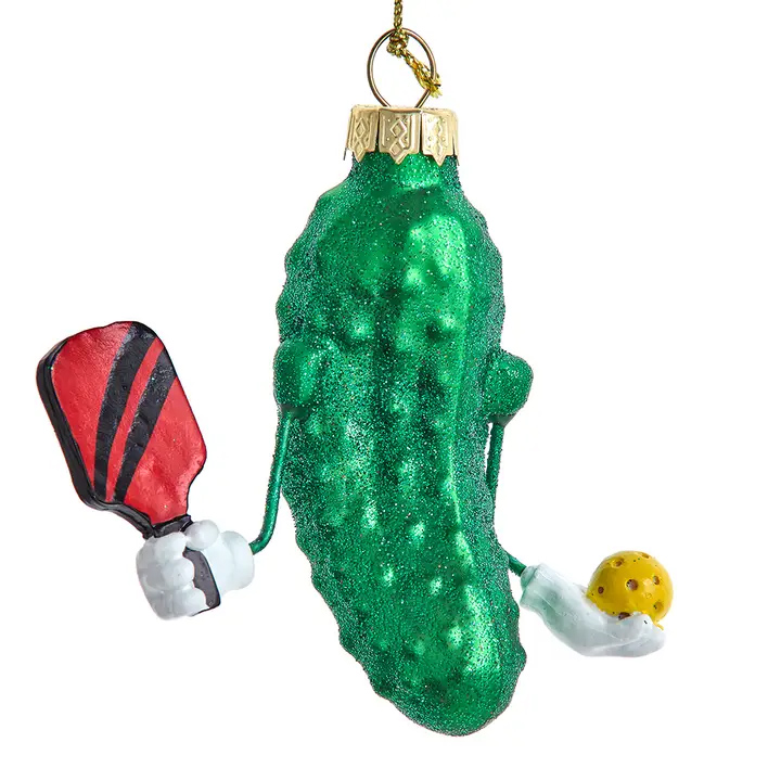 Pickleball Pickle Ornament