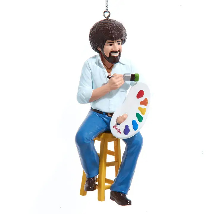 Bob Ross Painting Ornament