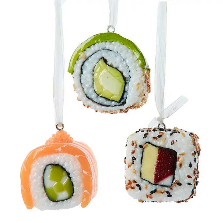 Sushi Ornament, Assorted 1pc