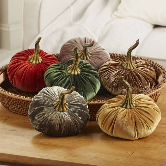 Velvet Pumpkin, 6-Inch