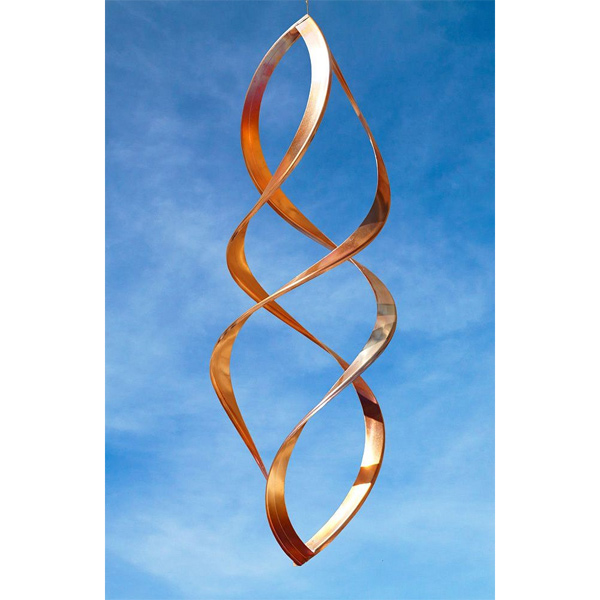 Infinity Copper Wind Spinner, 22-Inch