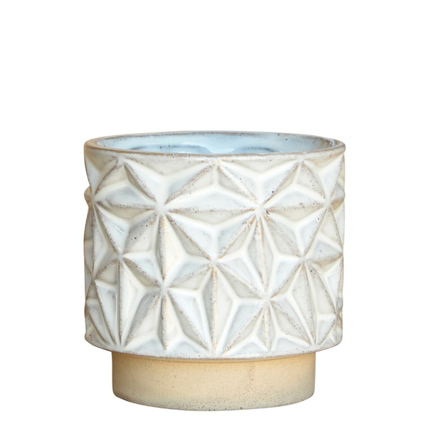 Ramos Geometric Cachepot, 4-Inch