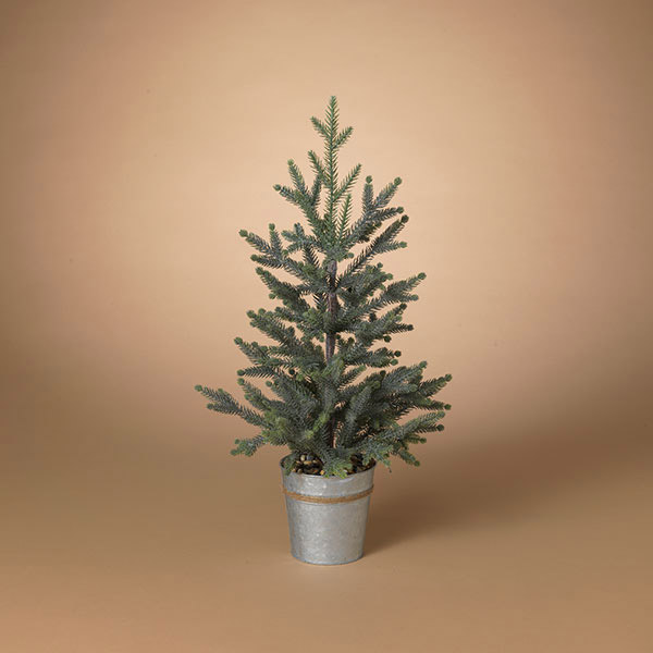 Pine Tree in Metal Pot, 26in