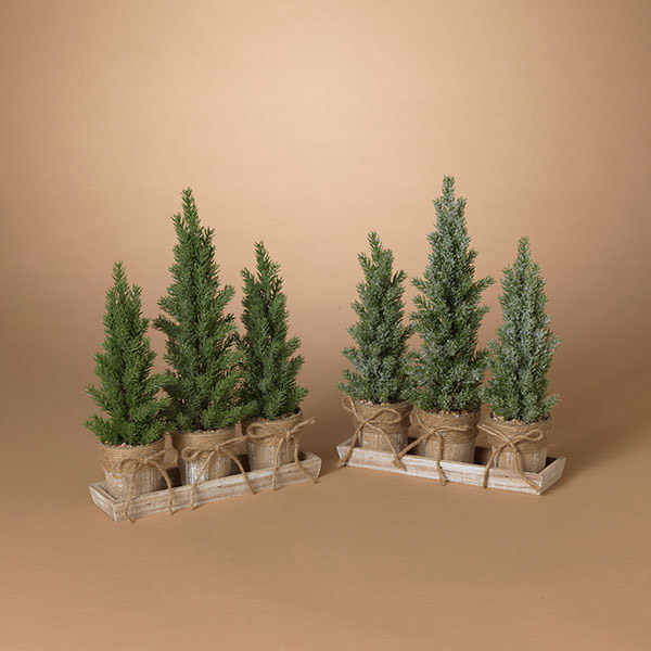 Potted Christmas Tree Set, Assorted 1pc