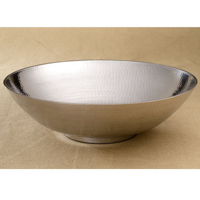 Round Hammered Bowl