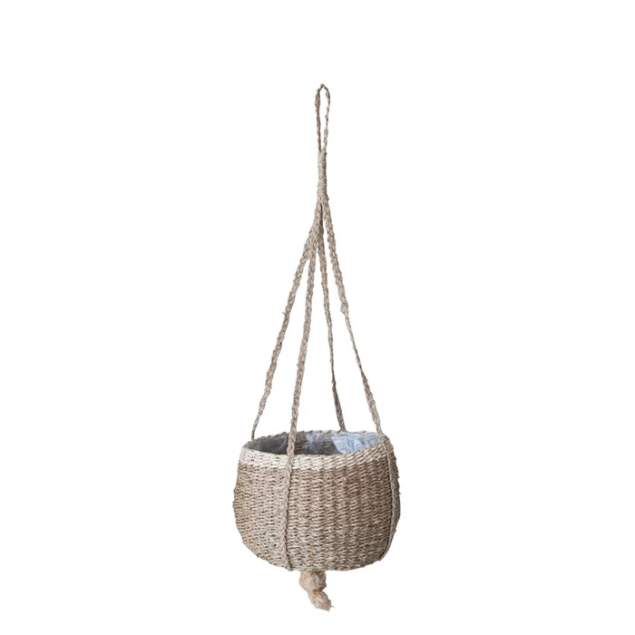 Seagrass Hanging Basket, 10-Inch