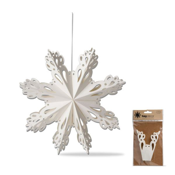 Paper Snowbird Snowflake