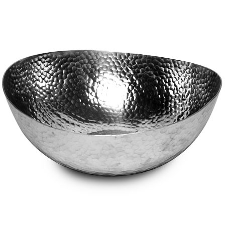 Hammered Oblong Bowl, Large