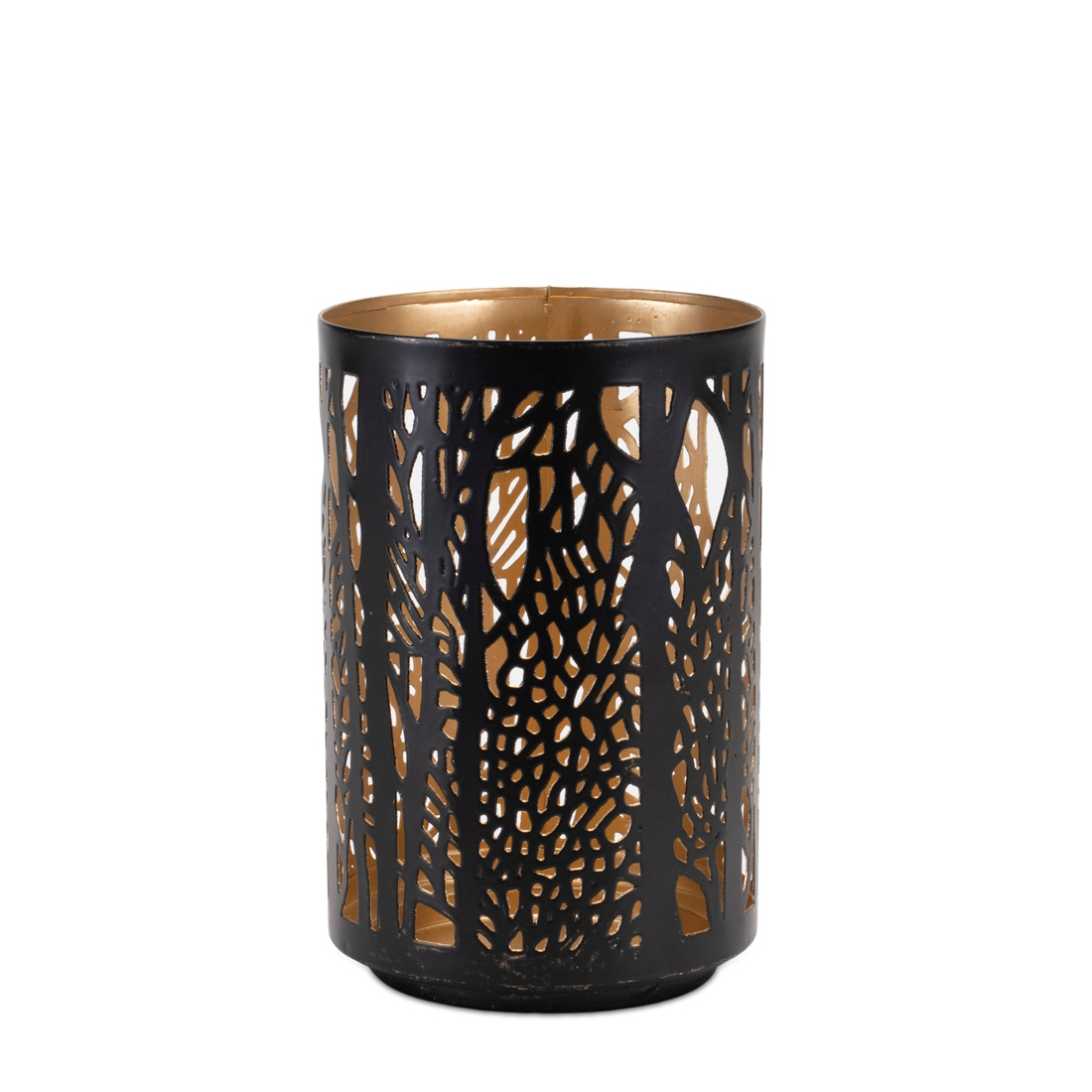 Laser-Cut Forest Lantern, 6-Inch