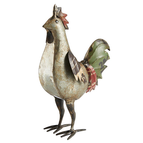 Reclaimed Iron Rooster