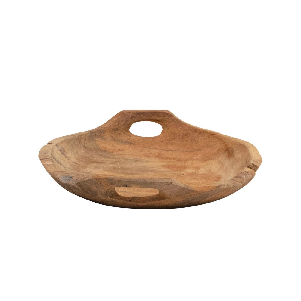 Teakwood Bowl, 12-Inch