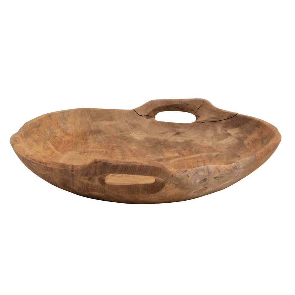 Teakwood Bowl, 15-Inch