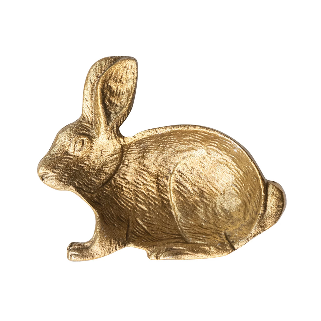 Gold Rabbit Dish