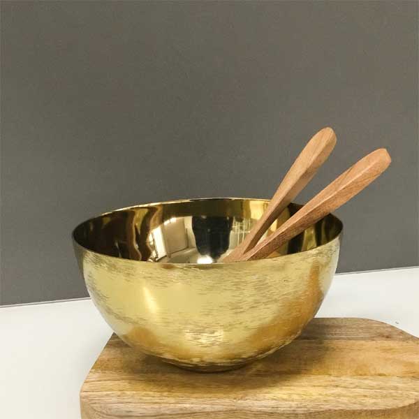 Gold Etched Small Bowl