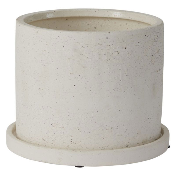Easton Pot, 6-Inch White