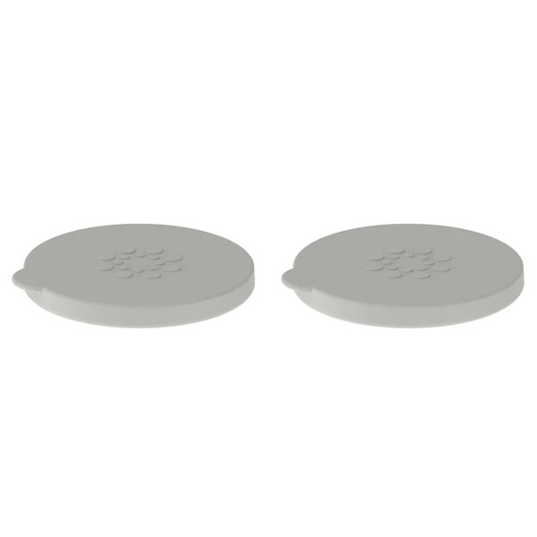 Wine Glass Covers 2-Pack, Stone Gray