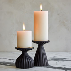 Unscented Pillar Candles