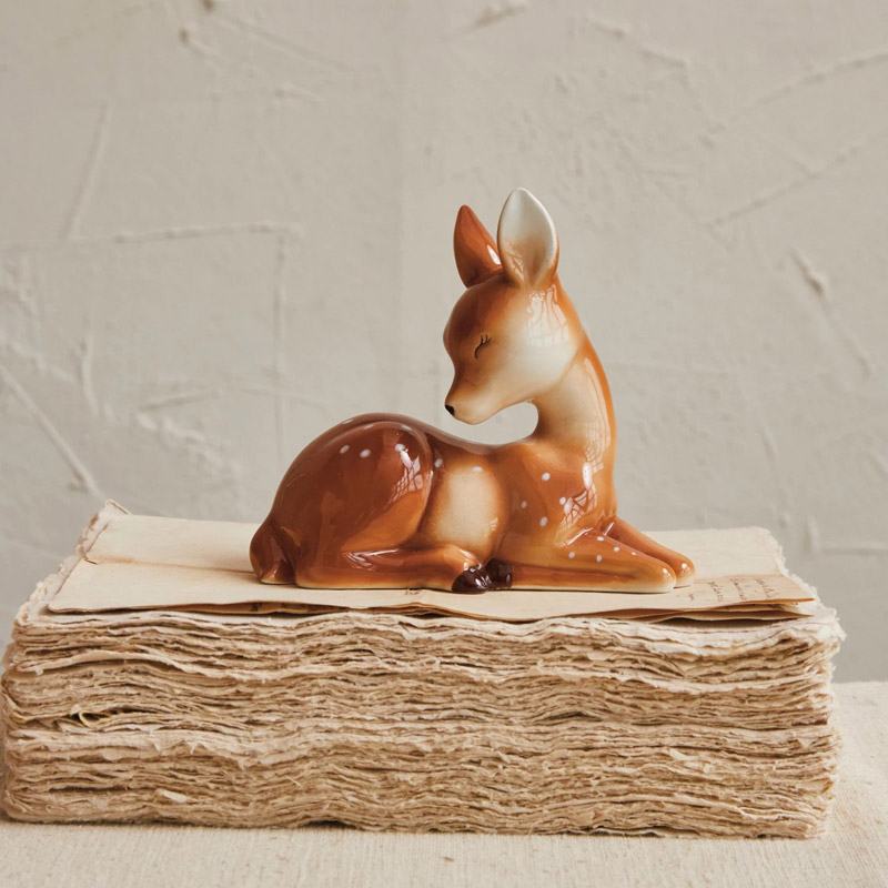 Ceramic Lying Deer