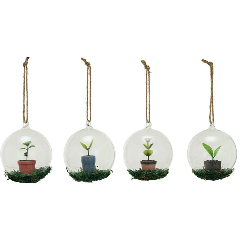 Potted Plant Ornament, Assorted 1pc